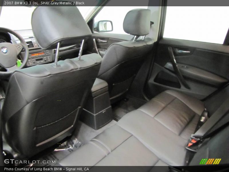 Silver Grey Metallic / Black 2007 BMW X3 3.0si
