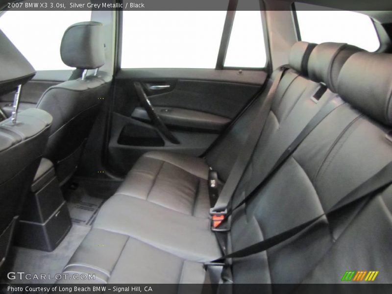 Silver Grey Metallic / Black 2007 BMW X3 3.0si