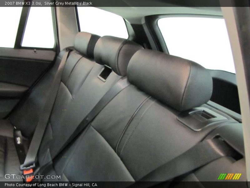 Silver Grey Metallic / Black 2007 BMW X3 3.0si