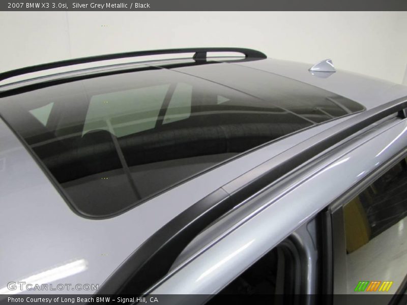 Silver Grey Metallic / Black 2007 BMW X3 3.0si