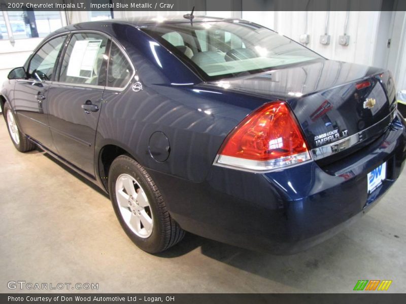Imperial Blue Metallic / Gray 2007 Chevrolet Impala LT