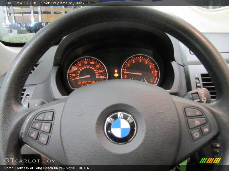 Silver Grey Metallic / Black 2007 BMW X3 3.0si