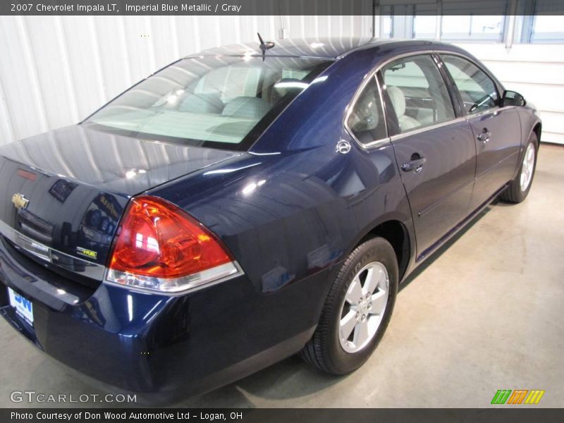 Imperial Blue Metallic / Gray 2007 Chevrolet Impala LT
