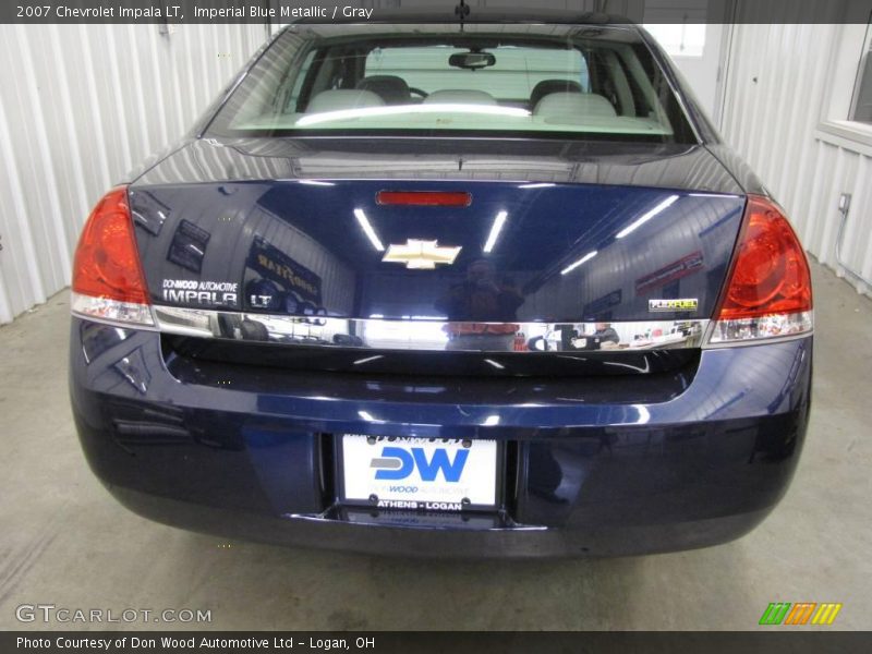 Imperial Blue Metallic / Gray 2007 Chevrolet Impala LT