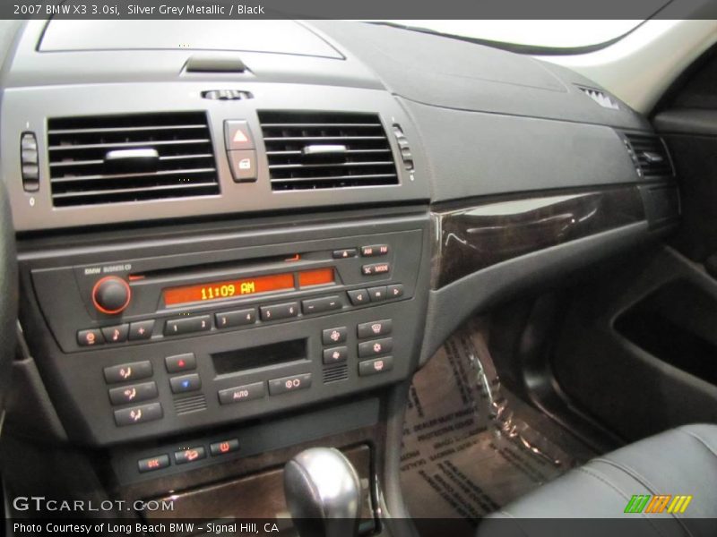 Silver Grey Metallic / Black 2007 BMW X3 3.0si