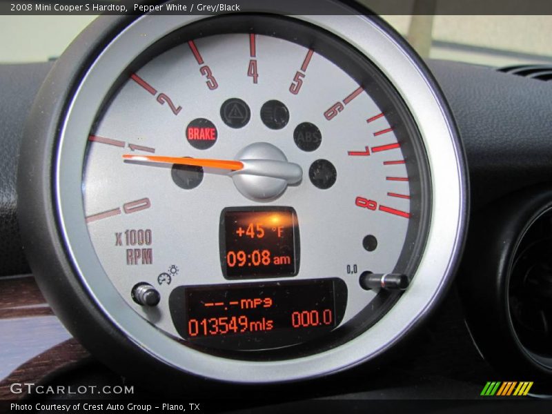 Pepper White / Grey/Black 2008 Mini Cooper S Hardtop