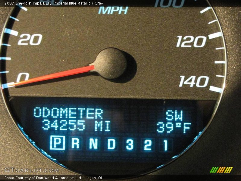 Imperial Blue Metallic / Gray 2007 Chevrolet Impala LT