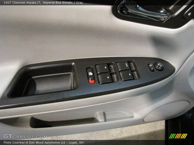 Imperial Blue Metallic / Gray 2007 Chevrolet Impala LT