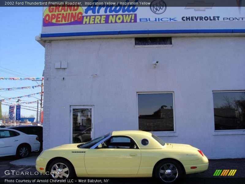 Inspiration Yellow / Inspiration Yellow 2002 Ford Thunderbird Premium Roadster