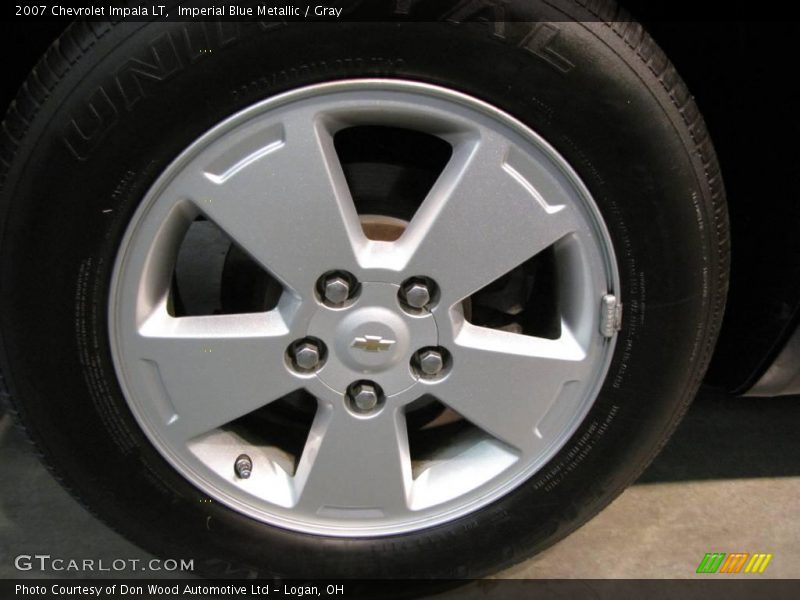 Imperial Blue Metallic / Gray 2007 Chevrolet Impala LT