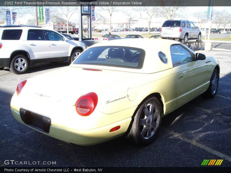 Inspiration Yellow / Inspiration Yellow 2002 Ford Thunderbird Premium Roadster