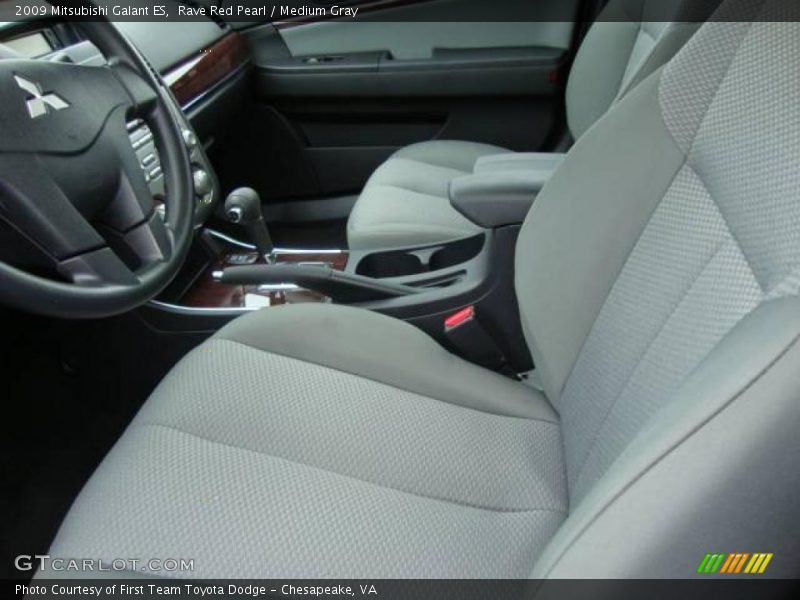 Rave Red Pearl / Medium Gray 2009 Mitsubishi Galant ES