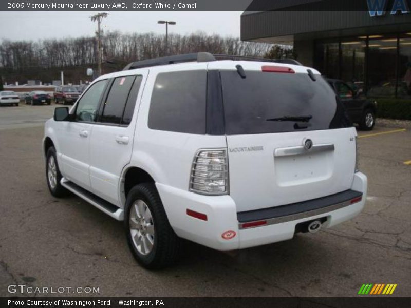 Oxford White / Camel 2006 Mercury Mountaineer Luxury AWD