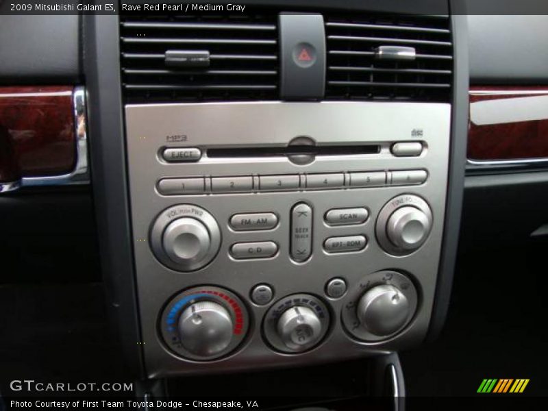 Rave Red Pearl / Medium Gray 2009 Mitsubishi Galant ES
