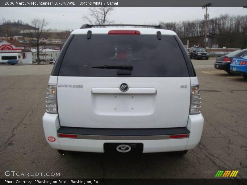 Oxford White / Camel 2006 Mercury Mountaineer Luxury AWD