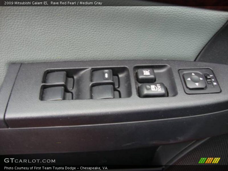 Rave Red Pearl / Medium Gray 2009 Mitsubishi Galant ES