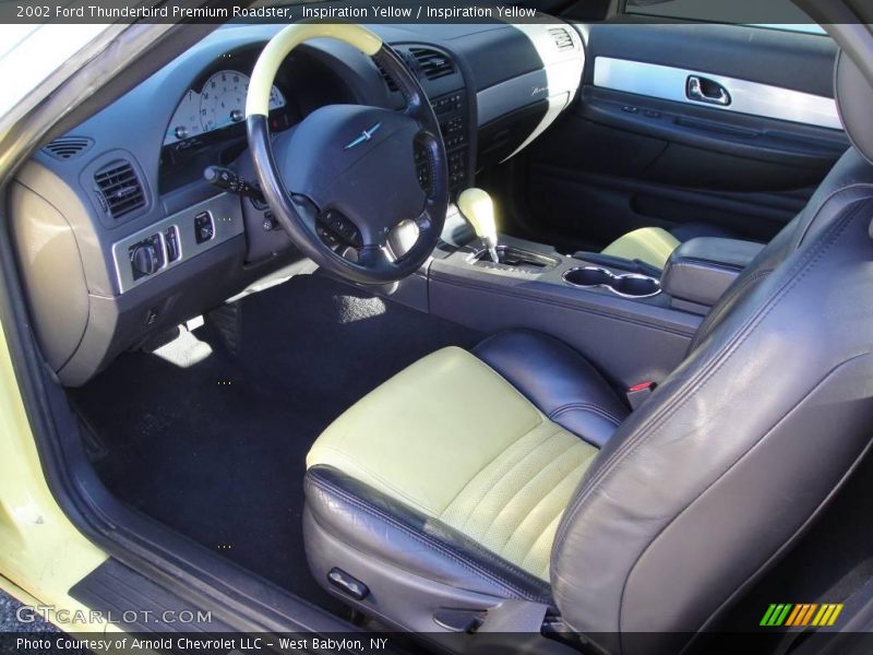 Inspiration Yellow / Inspiration Yellow 2002 Ford Thunderbird Premium Roadster
