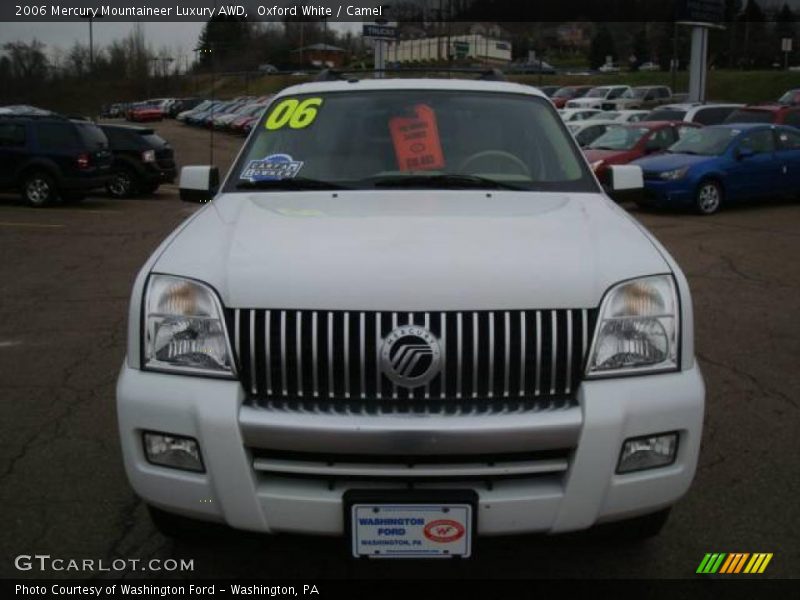 Oxford White / Camel 2006 Mercury Mountaineer Luxury AWD