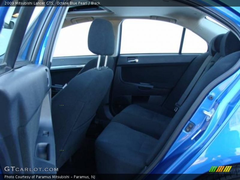 Octane Blue Pearl / Black 2009 Mitsubishi Lancer GTS