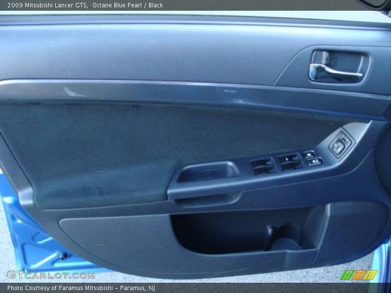 Octane Blue Pearl / Black 2009 Mitsubishi Lancer GTS