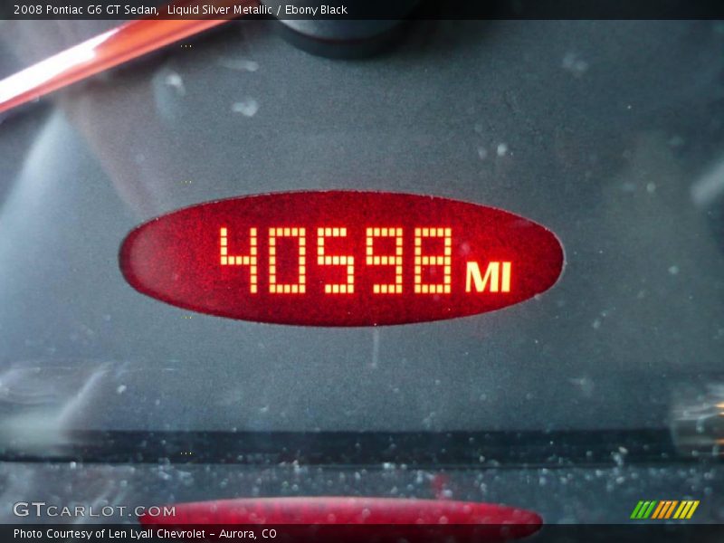 Liquid Silver Metallic / Ebony Black 2008 Pontiac G6 GT Sedan