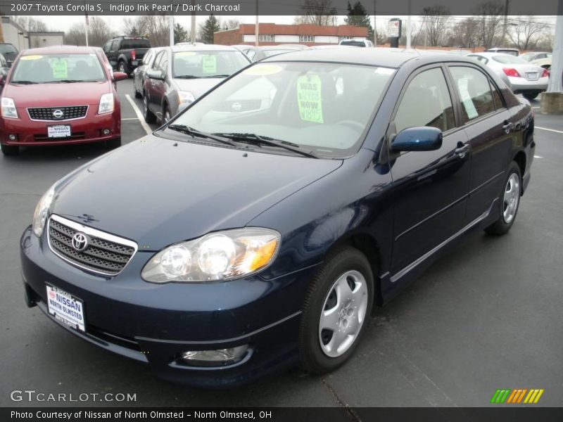 Indigo Ink Pearl / Dark Charcoal 2007 Toyota Corolla S