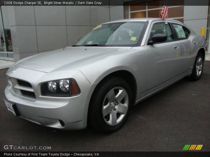 Bright Silver Metallic / Dark Slate Gray 2008 Dodge Charger SE