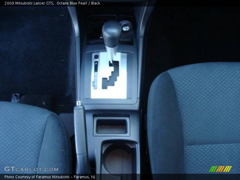 Octane Blue Pearl / Black 2009 Mitsubishi Lancer GTS