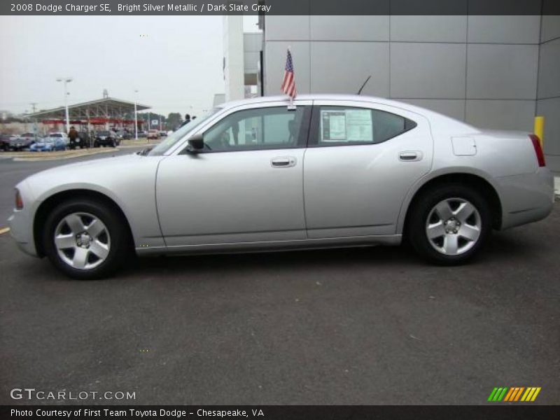 Bright Silver Metallic / Dark Slate Gray 2008 Dodge Charger SE