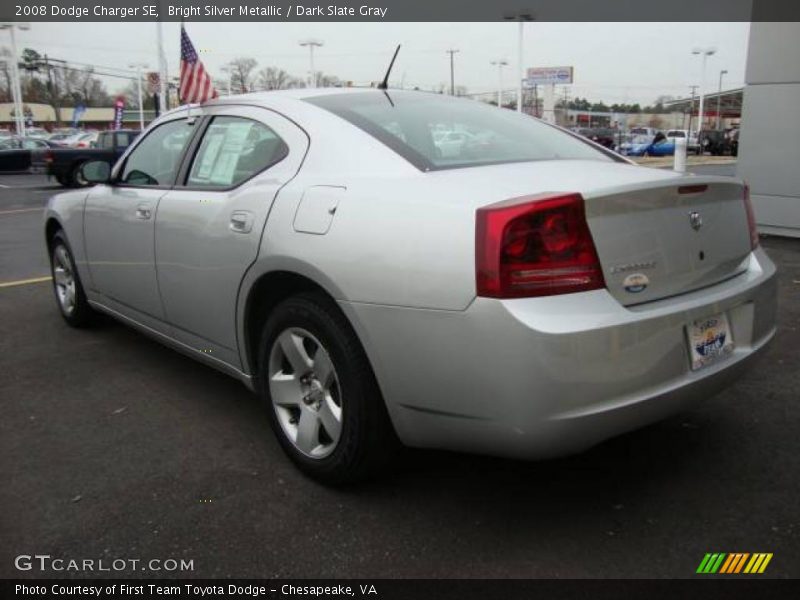 Bright Silver Metallic / Dark Slate Gray 2008 Dodge Charger SE