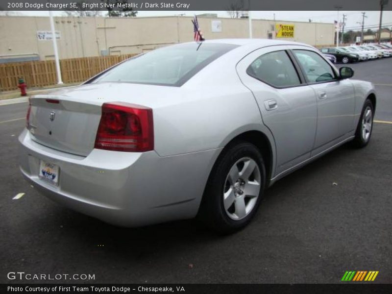 Bright Silver Metallic / Dark Slate Gray 2008 Dodge Charger SE