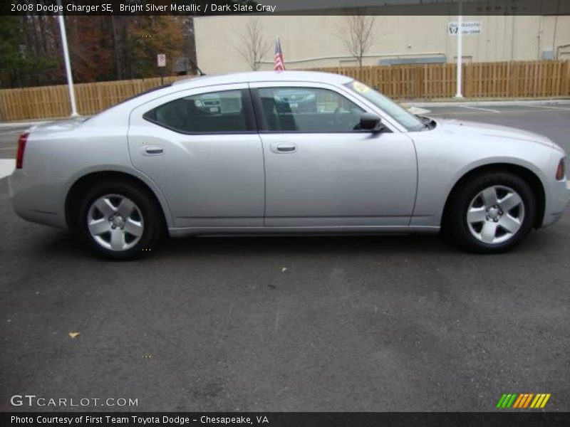 Bright Silver Metallic / Dark Slate Gray 2008 Dodge Charger SE