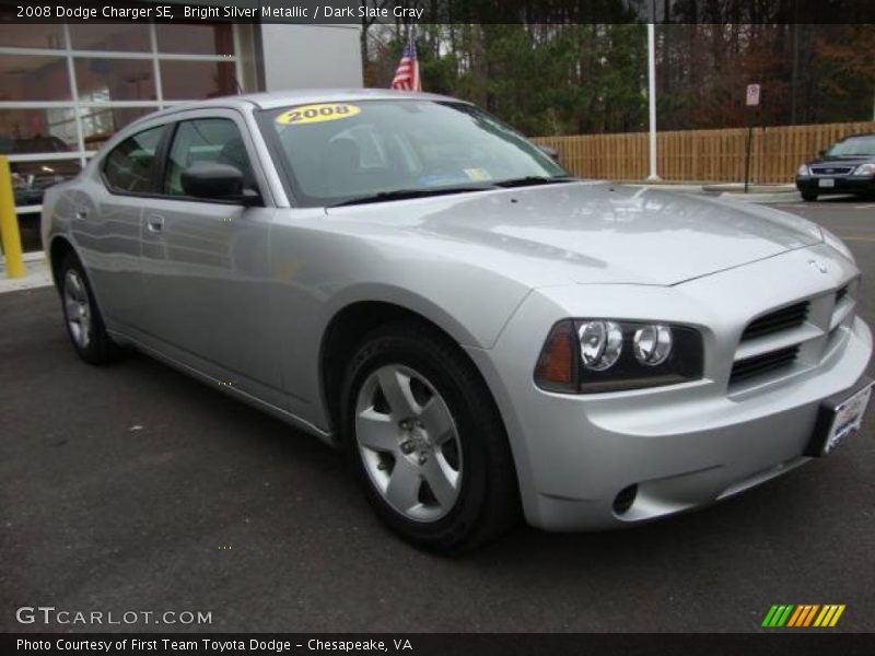 Bright Silver Metallic / Dark Slate Gray 2008 Dodge Charger SE
