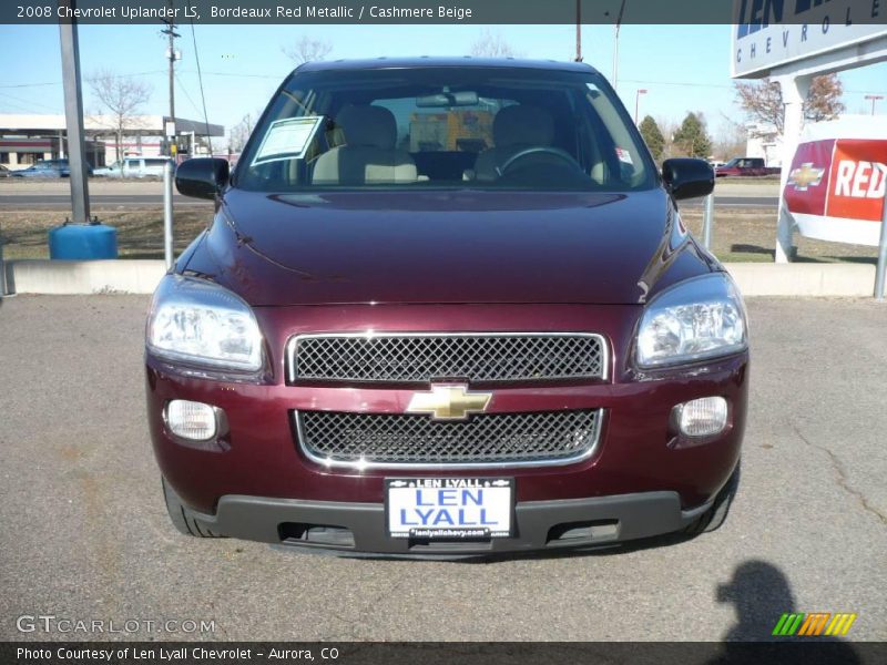 Bordeaux Red Metallic / Cashmere Beige 2008 Chevrolet Uplander LS