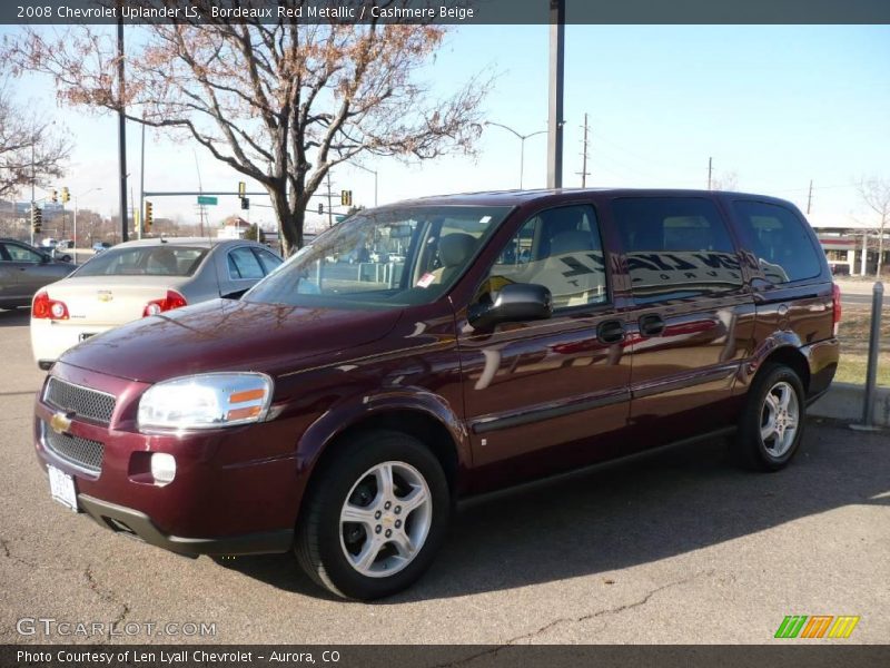 Bordeaux Red Metallic / Cashmere Beige 2008 Chevrolet Uplander LS