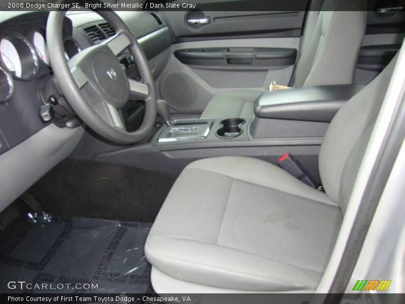 Bright Silver Metallic / Dark Slate Gray 2008 Dodge Charger SE
