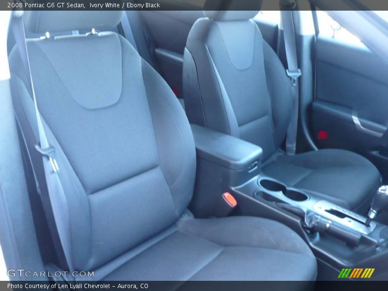 Ivory White / Ebony Black 2008 Pontiac G6 GT Sedan