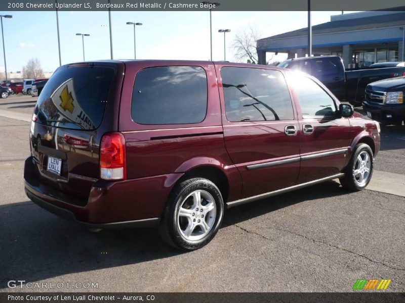 Bordeaux Red Metallic / Cashmere Beige 2008 Chevrolet Uplander LS
