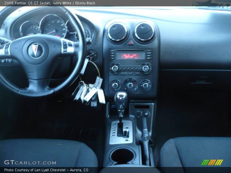 Ivory White / Ebony Black 2008 Pontiac G6 GT Sedan
