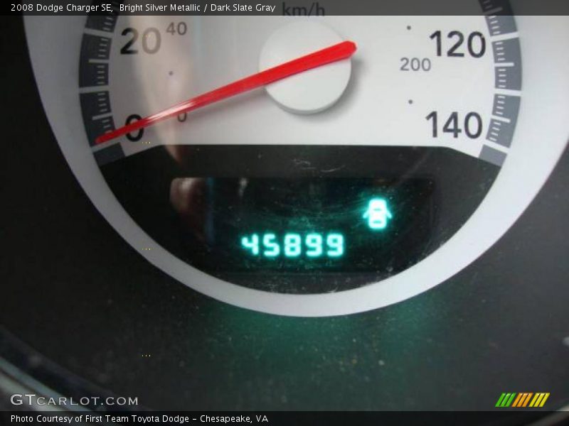 Bright Silver Metallic / Dark Slate Gray 2008 Dodge Charger SE