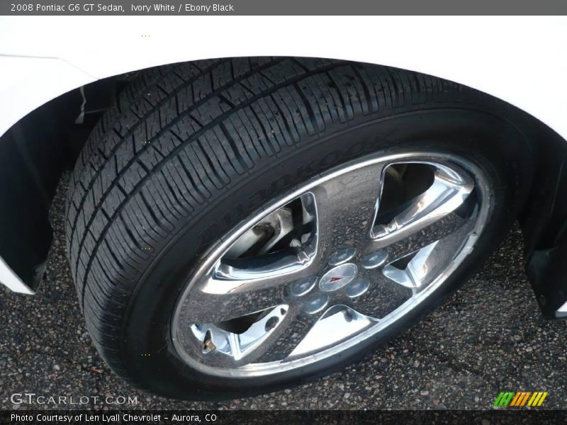 Ivory White / Ebony Black 2008 Pontiac G6 GT Sedan