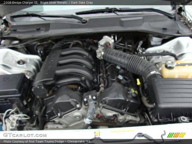 Bright Silver Metallic / Dark Slate Gray 2008 Dodge Charger SE