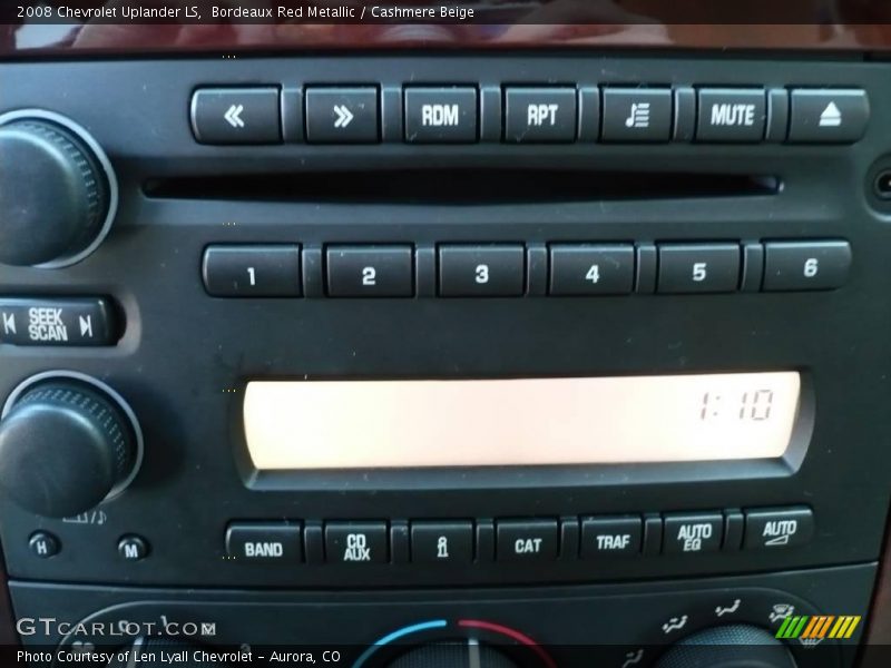 Bordeaux Red Metallic / Cashmere Beige 2008 Chevrolet Uplander LS