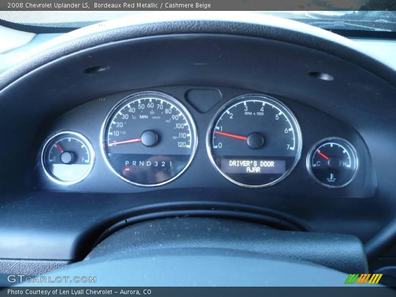 Bordeaux Red Metallic / Cashmere Beige 2008 Chevrolet Uplander LS