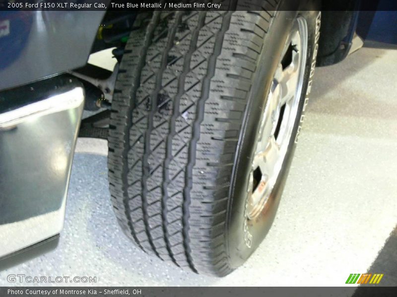 True Blue Metallic / Medium Flint Grey 2005 Ford F150 XLT Regular Cab