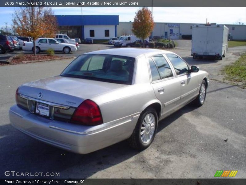 Silver Birch Metallic / Medium Light Stone 2009 Mercury Grand Marquis LS