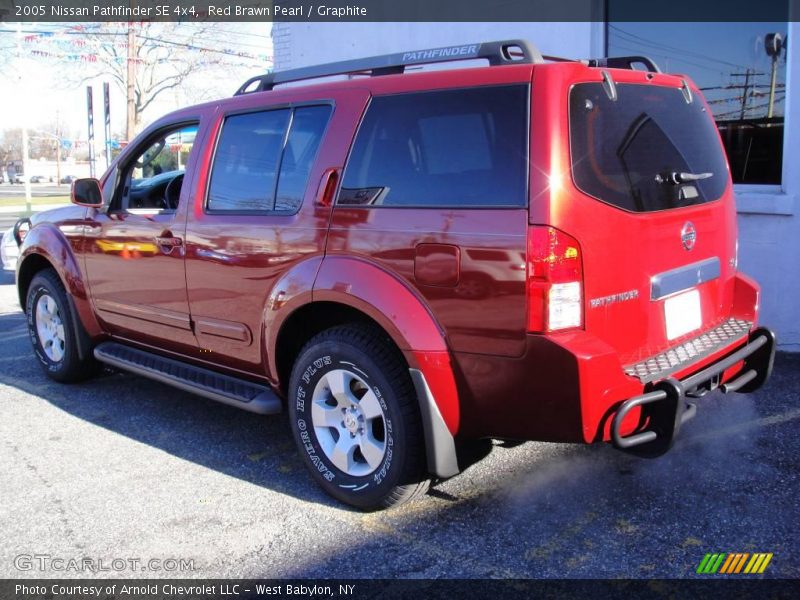 Red Brawn Pearl / Graphite 2005 Nissan Pathfinder SE 4x4