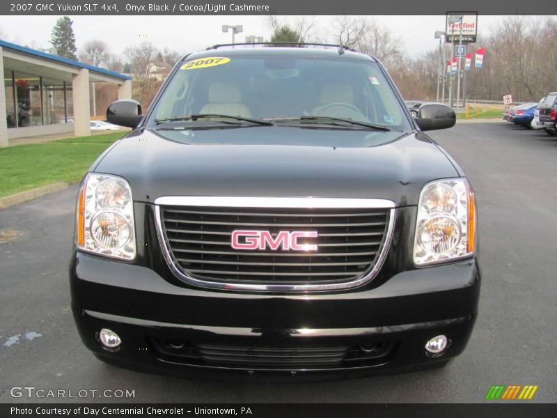 Onyx Black / Cocoa/Light Cashmere 2007 GMC Yukon SLT 4x4