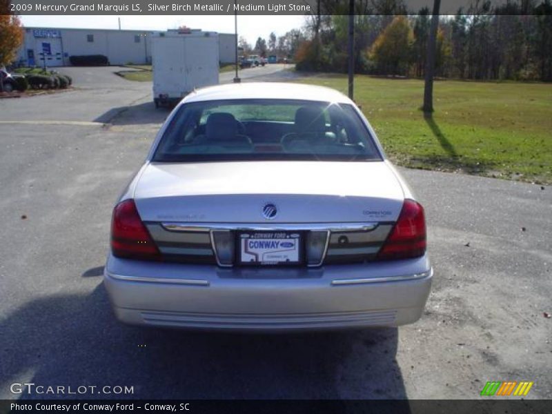 Silver Birch Metallic / Medium Light Stone 2009 Mercury Grand Marquis LS