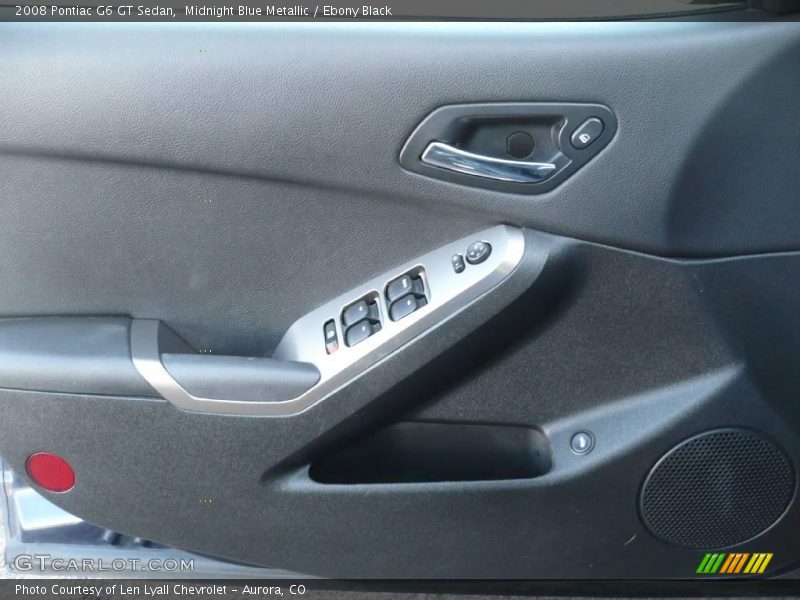 Midnight Blue Metallic / Ebony Black 2008 Pontiac G6 GT Sedan